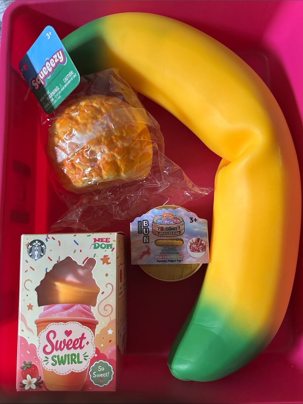 Squeezy Giant Yellow Banana Stress Toy by Squeezy